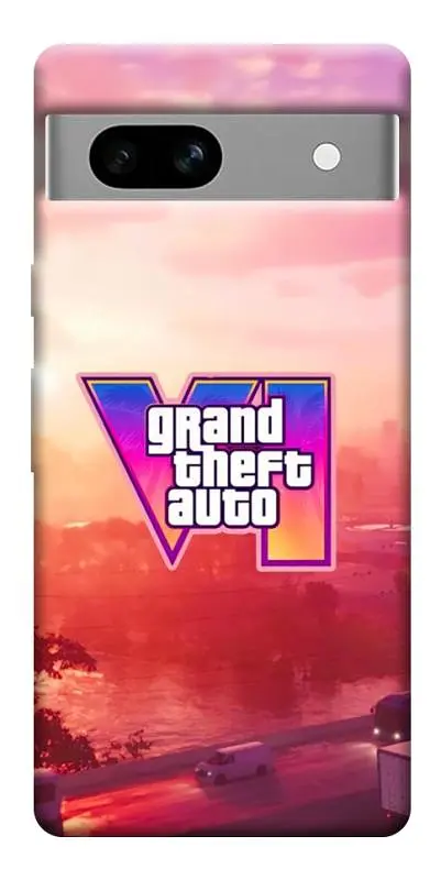 TPU чохол Demsky GTA VI Vice City для Google Pixel 7a