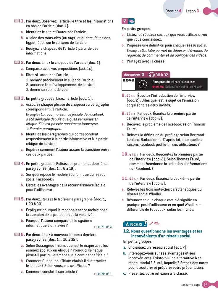 Cosmopolite Niveau 4: Livre de l'еlеve B2 + DVD-ROM - фото 5
