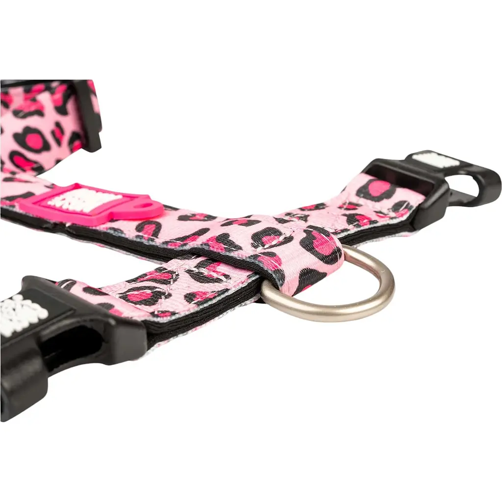 Шлея для собак Max & Molly H-Harness Leopard Pink S 1.5х33.5-47х43-51 см - фото 3