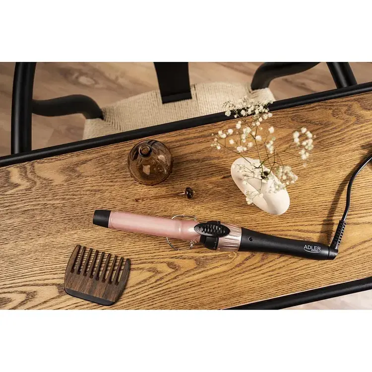 Плойка Adler AD 2117 25 мм 180 Вт до 200°C керамічне покриття автовимкнення складна підставка - фото 5