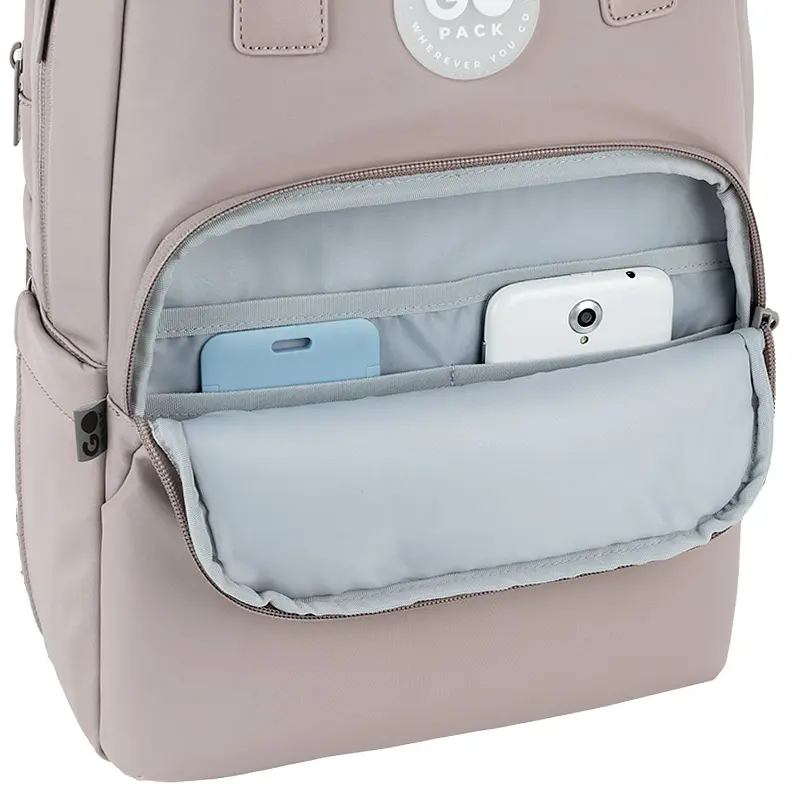 Рюкзак GoPack Teens 122M-2 Бежевий (GO26-122M-2) - фото 11