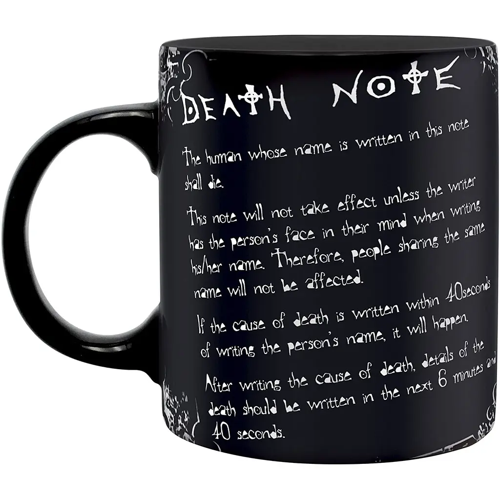 Чашка AbyStyle Death Note L and rules 320 мл - фото 2