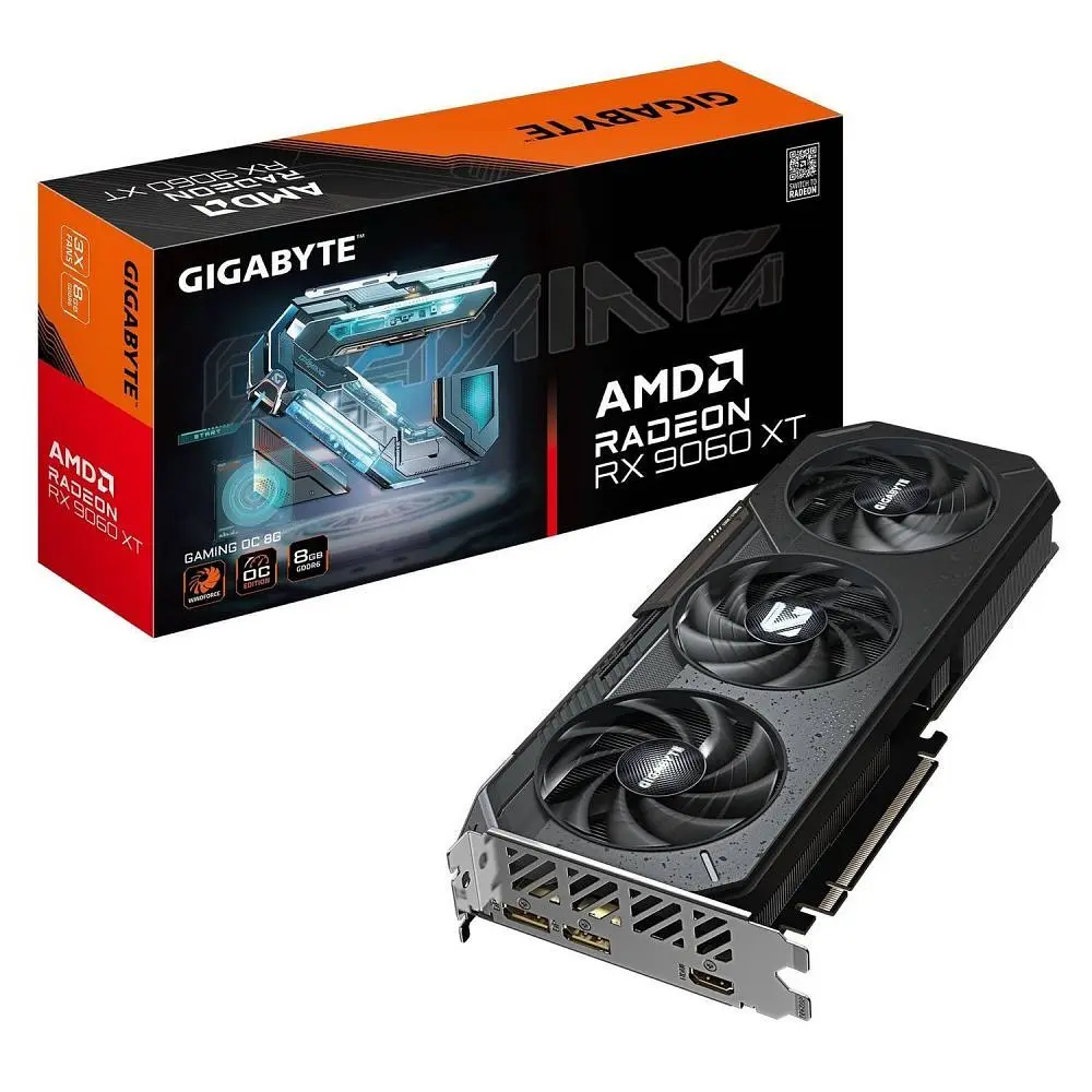 Видеокарта Gigabyte AMD Radeon RX 9060 XT 8GB GDDR6 Gaming OC (GV-R9060XTGAMING OC-8GD) - фото 9