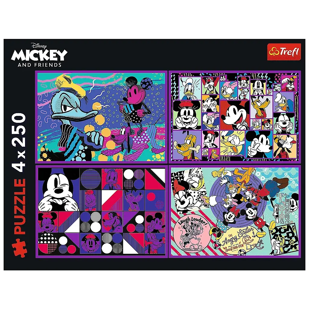 Пазл Trefl Inside Mickey&friends Серія пригод Міккі 4х 250 елементів (5900511133080) - фото 6