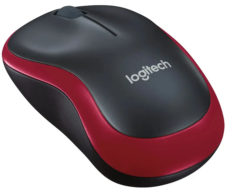 Миша Logitech M185 Red - фото 3