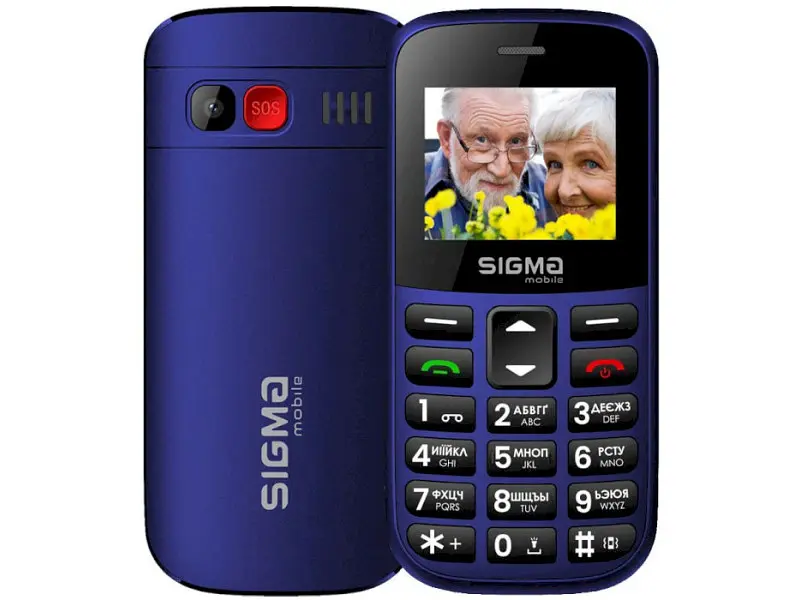 Мобільний телефон (бабусефон) Sigma mobile Comfort 50 CF115 EASY Blue