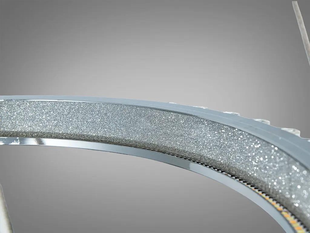 Підвісна LED люстра Diasha 66081/600+400CH, хром, 82 W, освітлення 10-22 м2 - фото 6