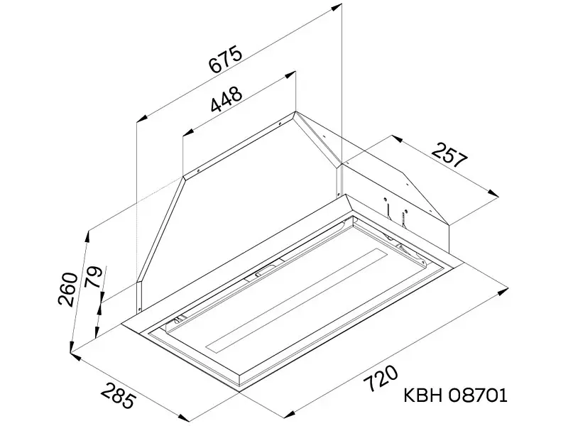 Витяжка Kernau KBH 08701 B - фото 2