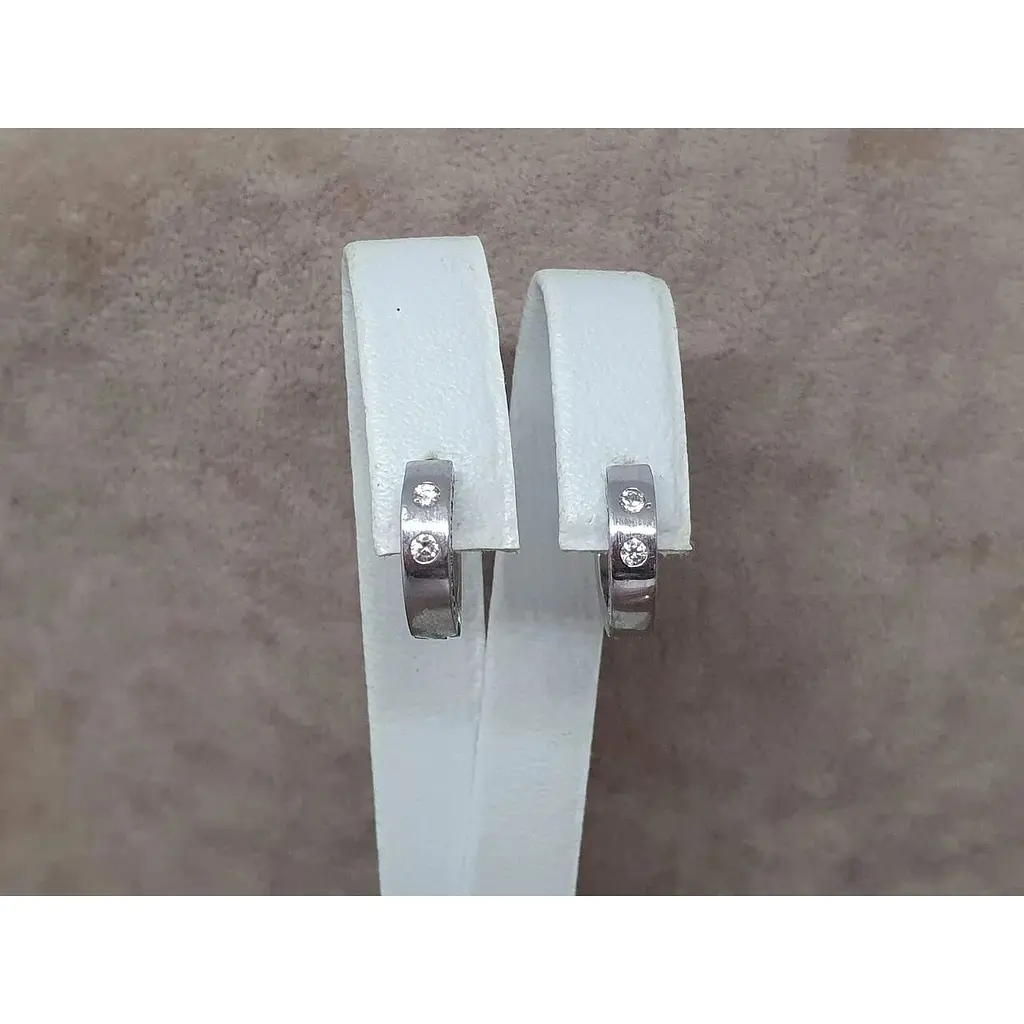 Срібні сережки TOP Silver з фіанітами. 9520160Б - фото 4