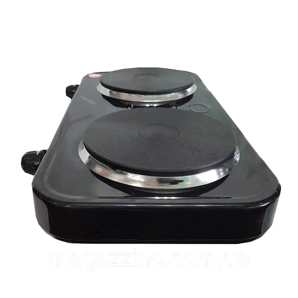 Електроплита Rainberg 2400 Вт 1200 Вт + 1200 Вт RB-999 - фото 3