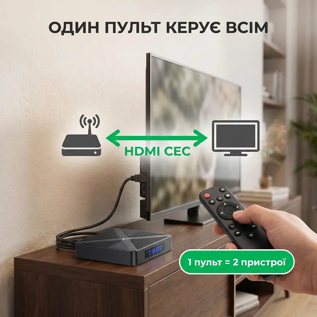 Смарт ТВ 4К приставка X88 PRO X5M Amlogic S905X5M 4/32 ГБ Android 14, голосовий пошук - фото 7