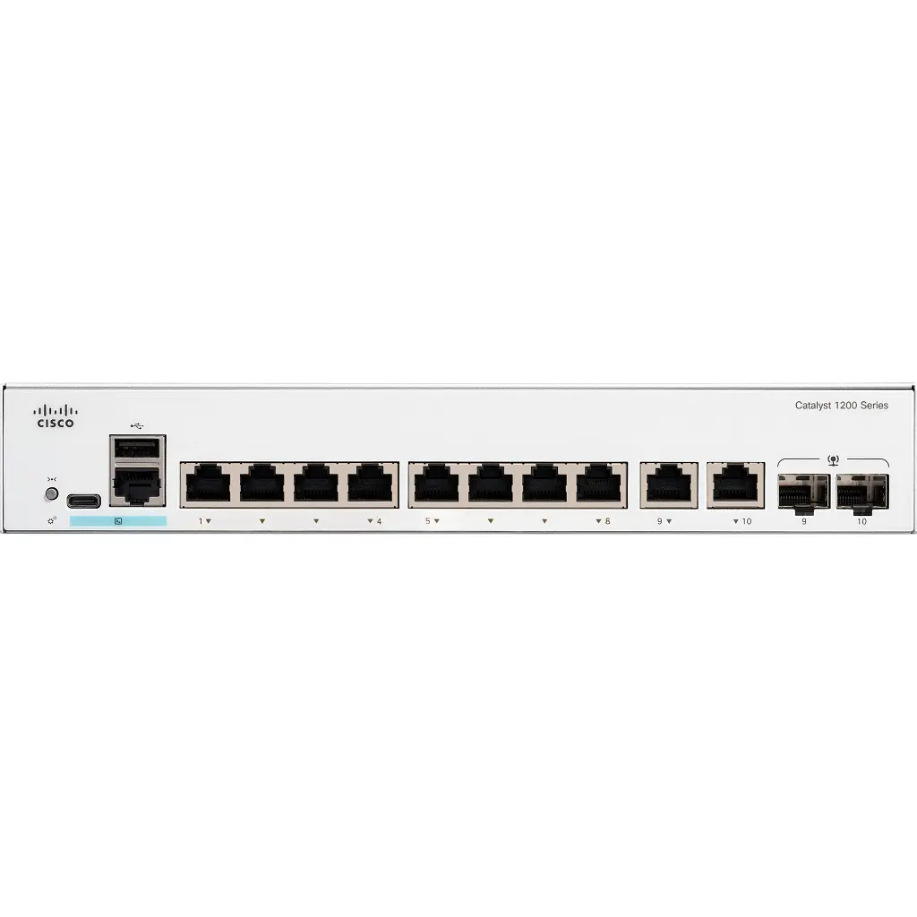 Комутатор мережевий Cisco C1200-8T-E-2G - фото 2