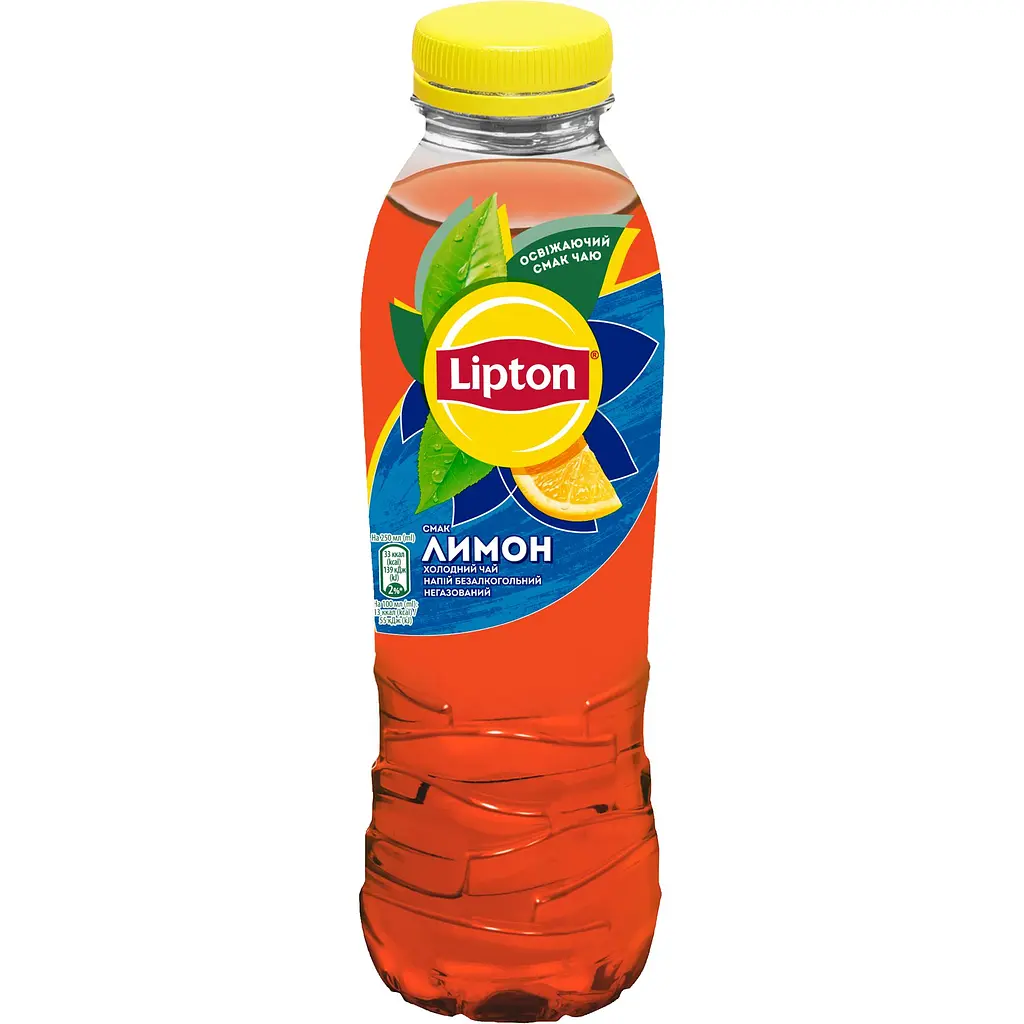 Чорний холодний чай Lipton з лимоном 0.5 л (902957) - фото 4