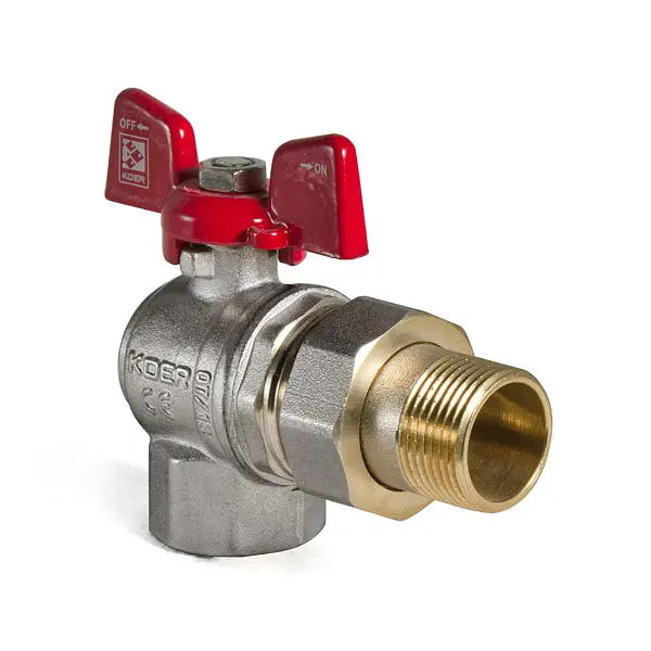 Кран з американкою Koer 1" KR.228 кутовий KR0149 - фото 3
