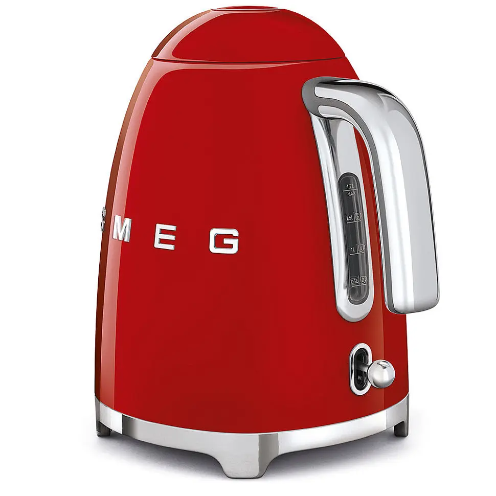 Чайник електричний Smeg (KLF03RDEU) Retro Style 50's - 1,7л - червоний, Червоний - фото 3