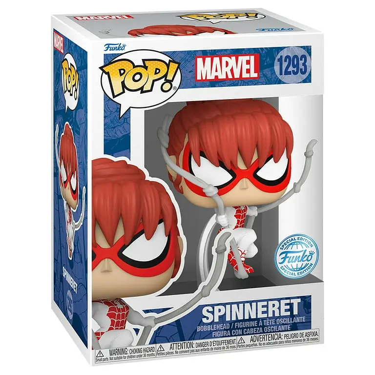 Фігурка Funko Pop Фанко Поп Spider Man Mary Jane Spinneret Людина Павук Мері Джейн Спіннерет 10 см SM MJS 1293 - фото 3