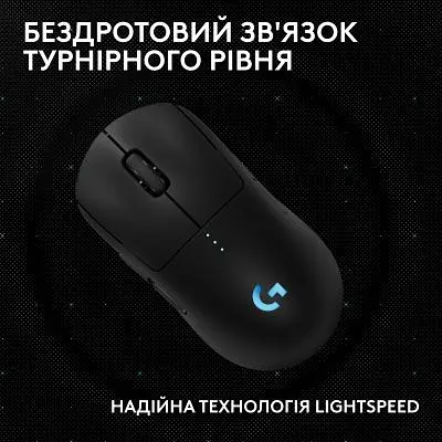Комп'ютерна мишка Logitech G Pro 2 Lightspeed Wireless Black (910-007295) - фото 5