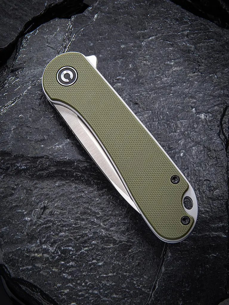 Ніж складаний кишеньковий Civivi Elementum, (7.5 см) D2/G10 оливковий - фото 4