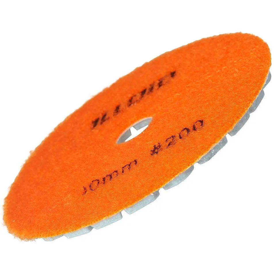 Круг алмазный Alloid Building Tools Combs шлифовальный на липучке 100 мм зерно 200 (DD-63380) - фото 3