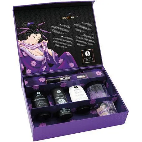 Подарунковий набір Shunga Naughtier Kit, 5 продуктів для інтимної стимуляції - фото 7