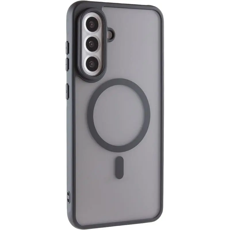 Чохол TPU Bloom with MagSafe для Samsung Galaxy S25 FE Black - фото 2