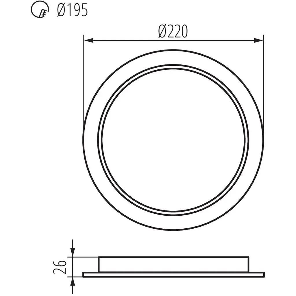 Светильник Kanlux Tavo LED DO 24W-NW down-light (36514) - фото 2