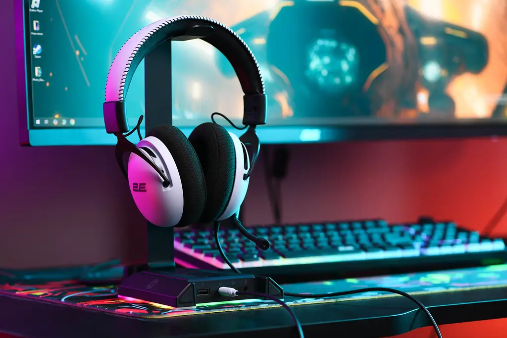 Ігрова гарнітура з мікрофоном 2E Gaming HG310 V2 White - фото 6