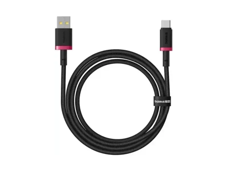 Кабель USB Type-C BASEUS USB-Type-C 60W 2m (P10377802U01-03) червоно-чорний - фото 4