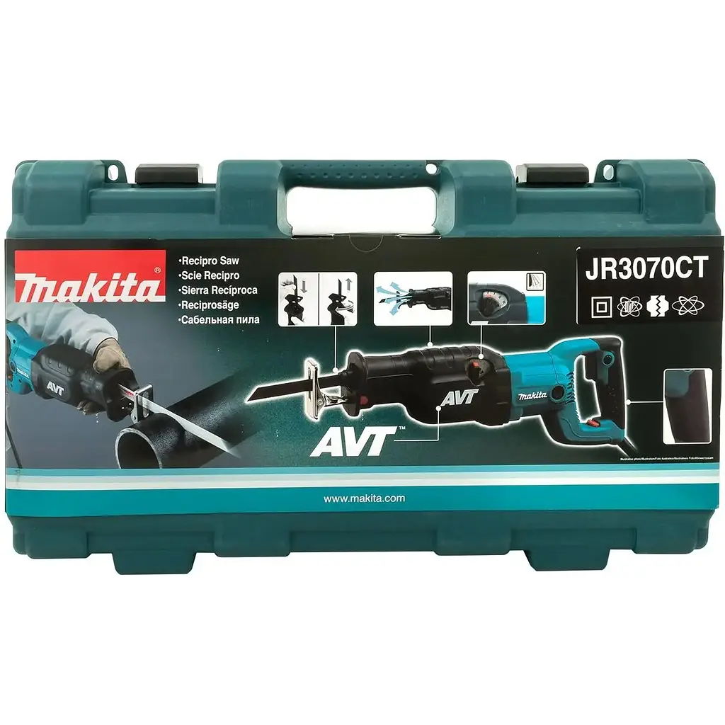 Пила шабельна мережева Makita JR3070CT (32 мм, 0-2800 об/хв, 1510 Вт, AVT) - фото 5