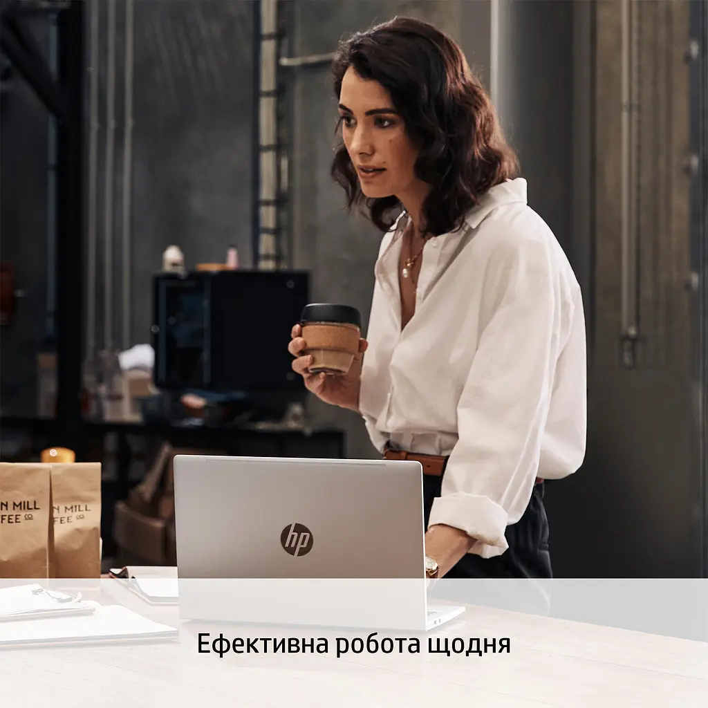 Ноутбук HP Probook 440-G9 14' FHD IPS AG, Intel i7-1255U, 16GB, F512GB, UMA, DOS, сріблястий (7M9X7ES) - фото 2