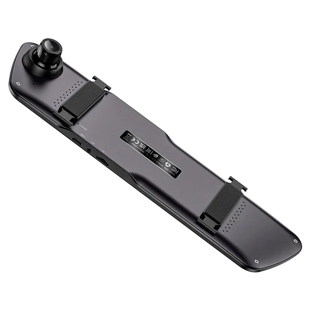 Відеореєстратор HOCO DV4 4.5-inch rearview mirror driving recorder dual-channel Black (6942007616782) - фото 4