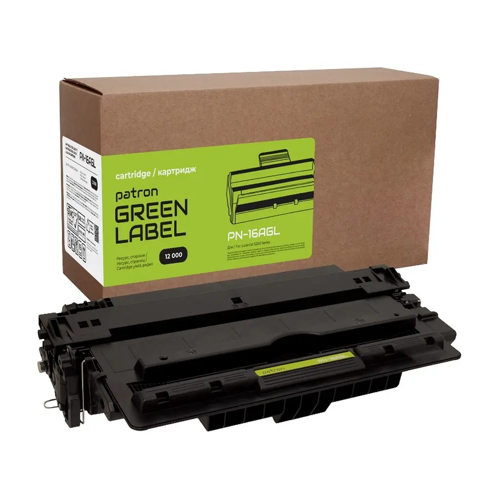 Картридж Patron HP 16A (Q7516A) Green Label (PN-16AGL)