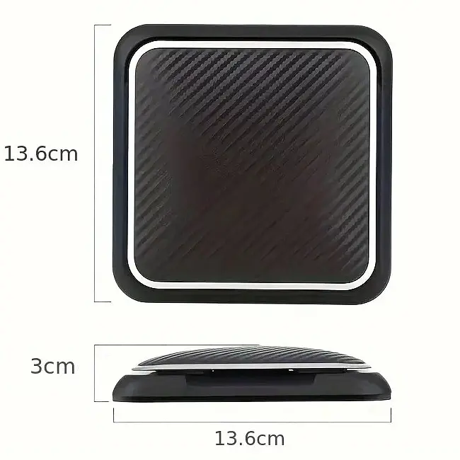 Автотримач для телефону No Brand Карбон 3.5-7" Чорний (id_2081) - фото 3
