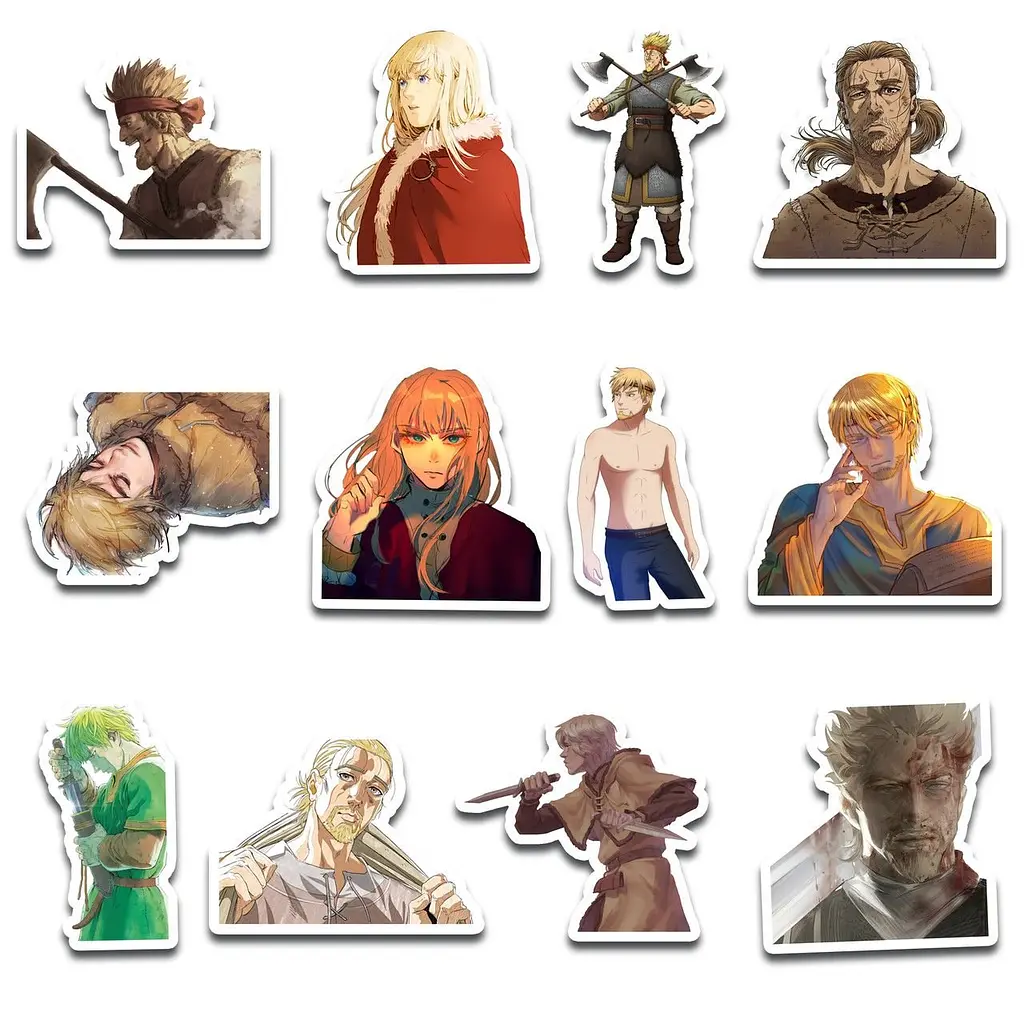 Стікерпак GeekLand Vinland Saga 45 штук (SP VS 01) - фото 2