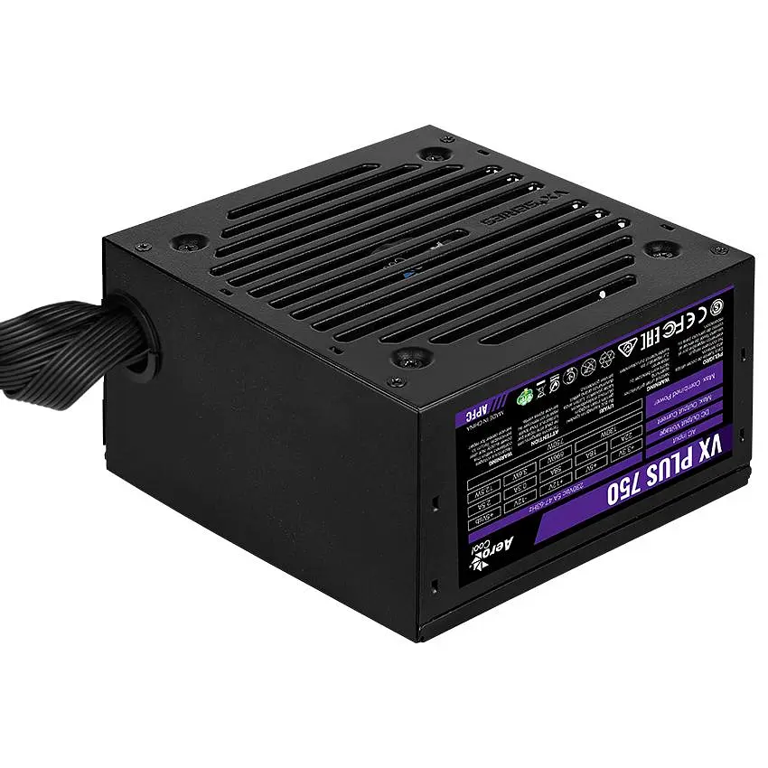 Блок живлення Aerocool VX Plus Stealth 750W (ACPN-VS75AEY.12) Black - фото 4
