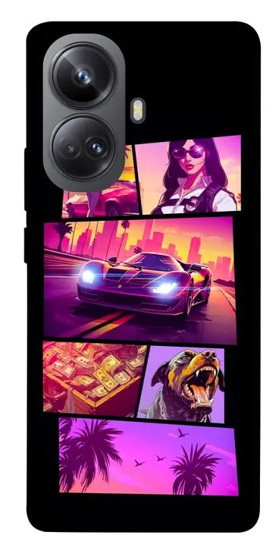 TPU чохол Demsky GTA vibes для Realme 10 Pro+