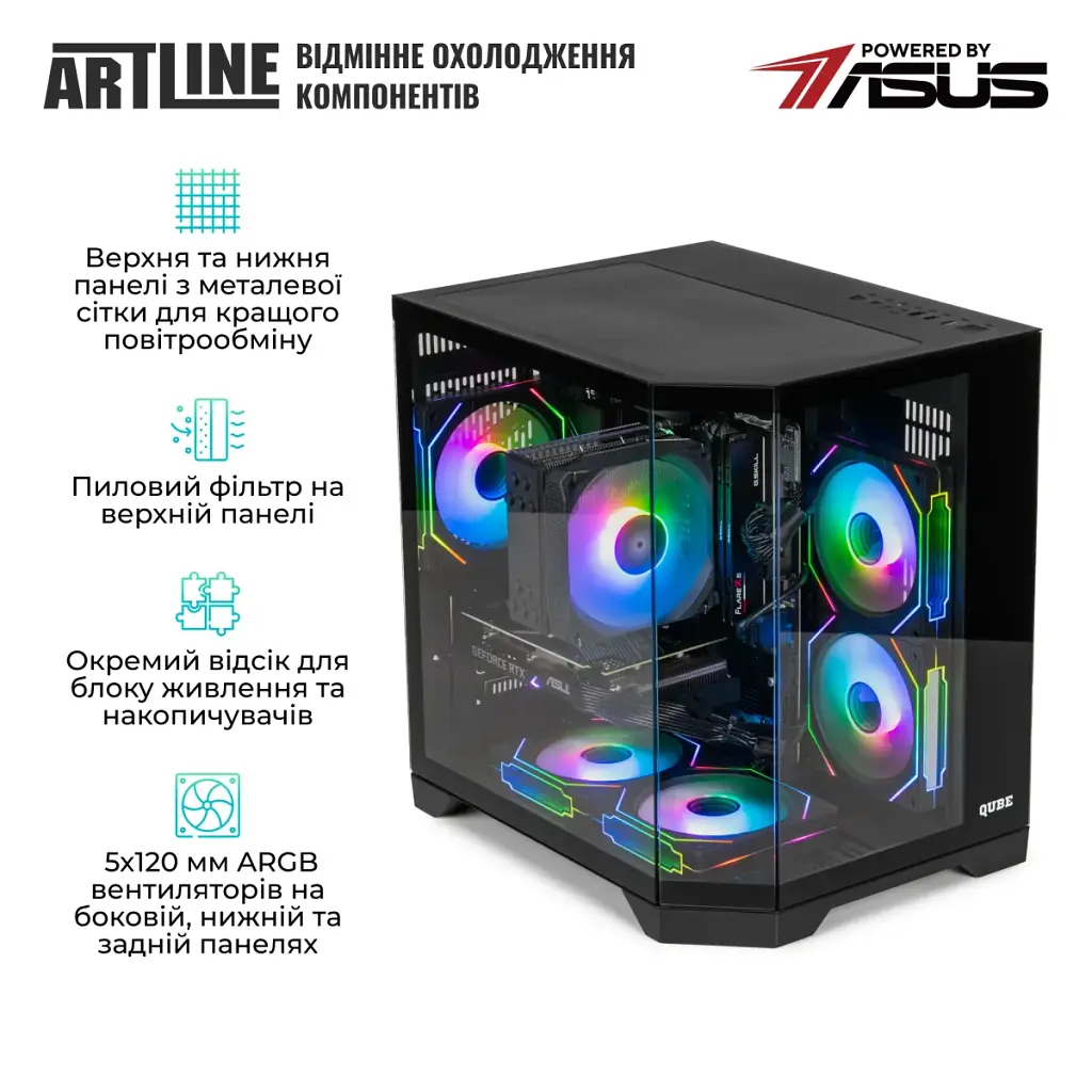 Комп'ютер Artline Gaming X69 Windows 11 Home (X69v42Win) - фото 2