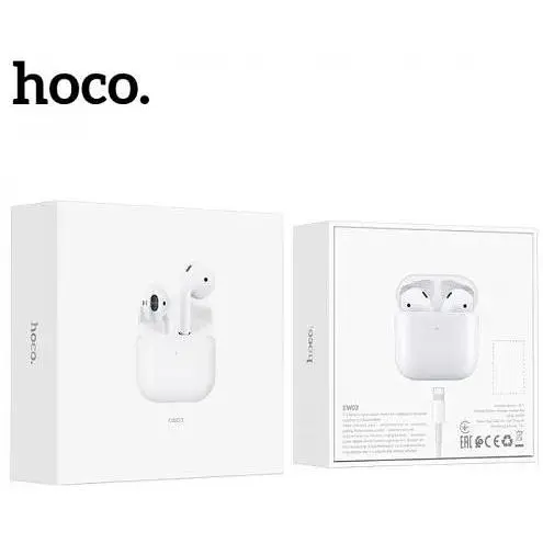 Наушники Hoco EW03 Original series true wireless TWS беспроводные белые - фото 2
