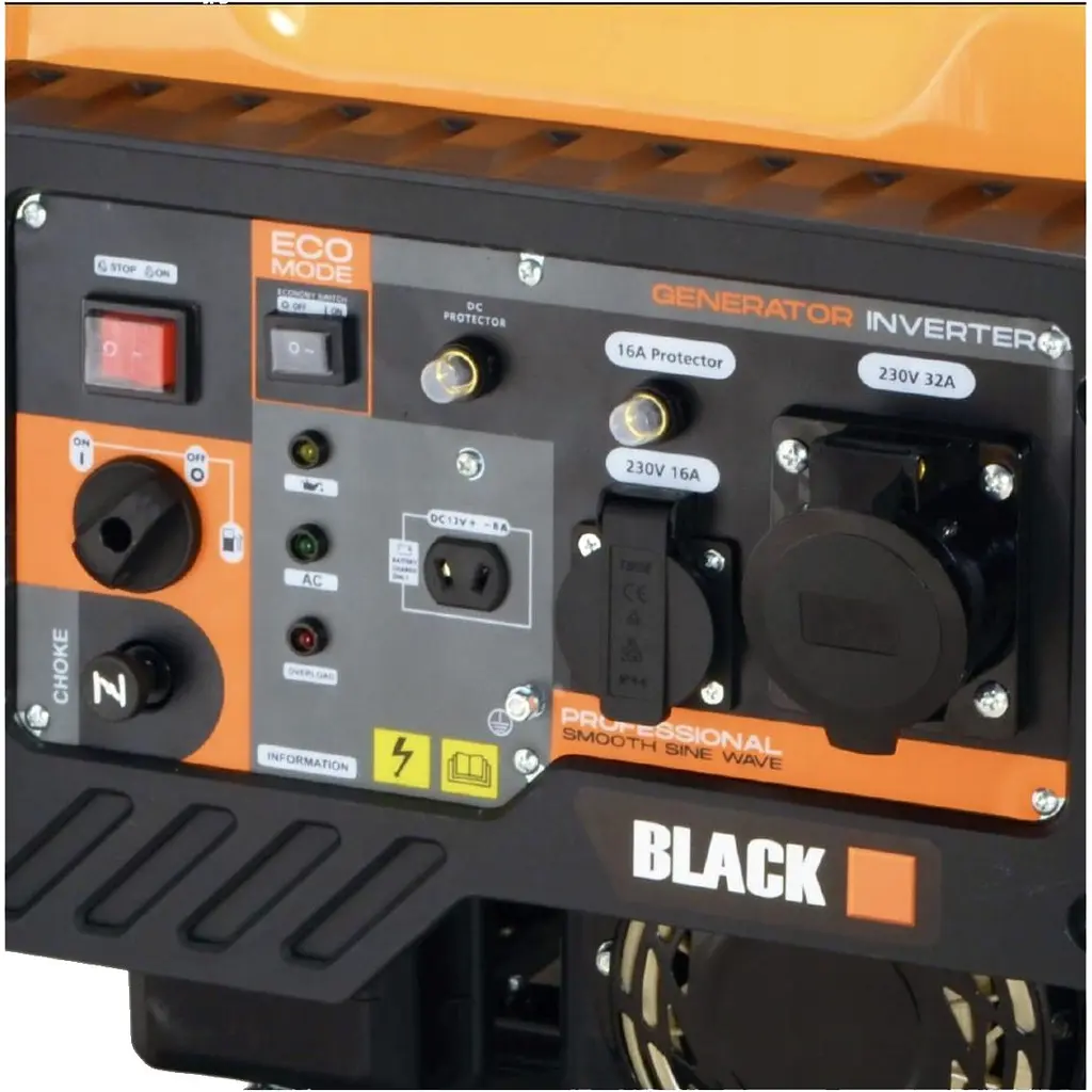 Інверторний бензиновий генератор Black 230V 8HP 230V 5500W (13611) [157876] - фото 8