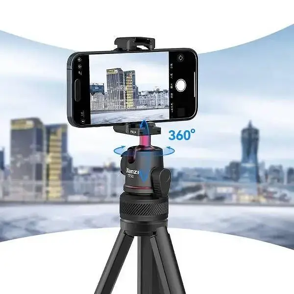 Штатив Ulanzi Vijim Vlog Portable Tripod UV-T089GBB1 TT51 Black - фото 5