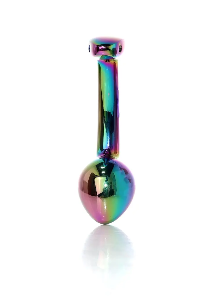 Анальна пробка - Jewellery Multicolour Curved Plug L - фото 2
