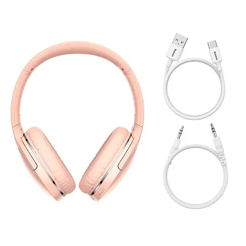 Навушники Baseus Encok Wireless headphone D02 Pro розовий NGTD010304 - фото 7