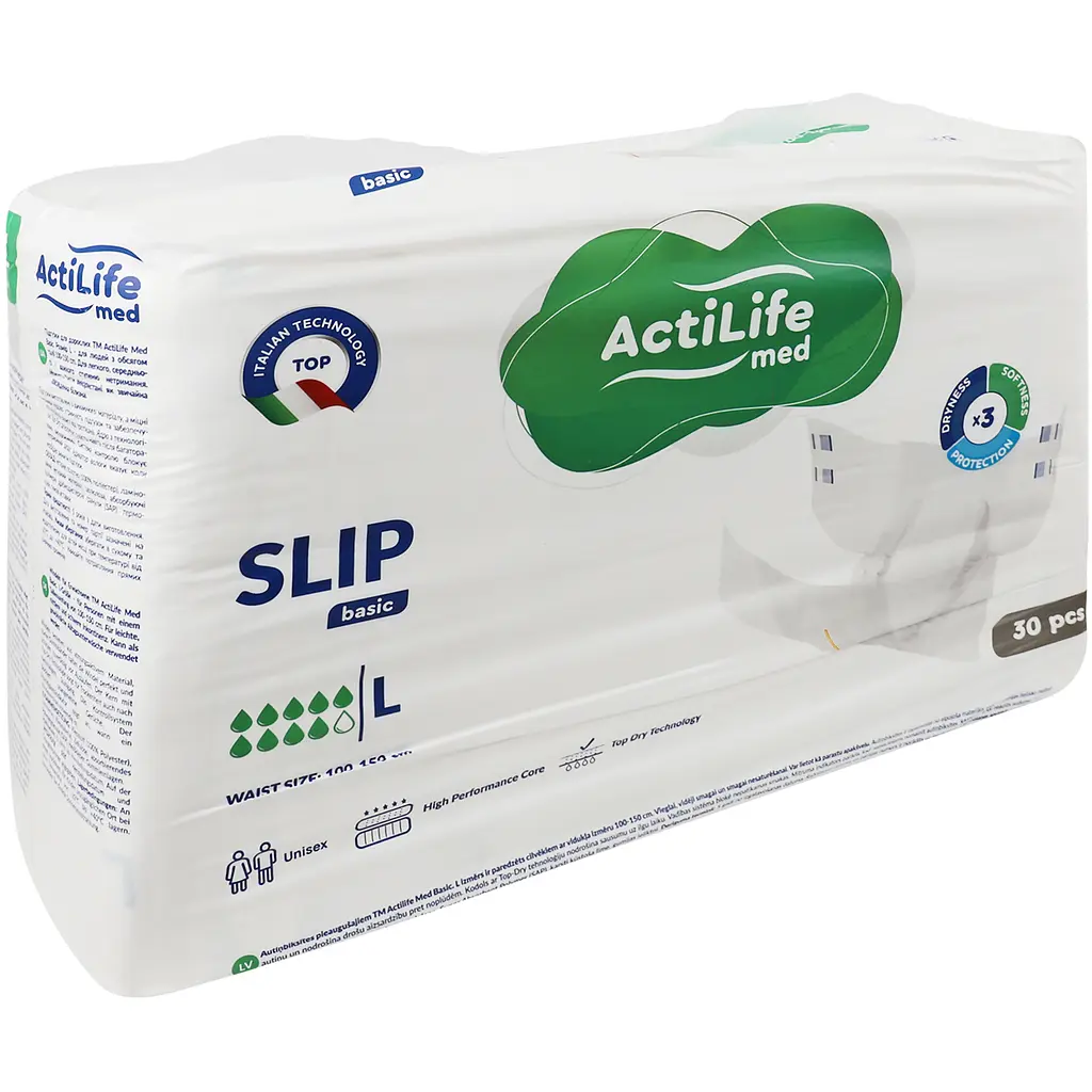 Підгузки для дорослих ActiLife Med Basic L 30 шт. - фото 12