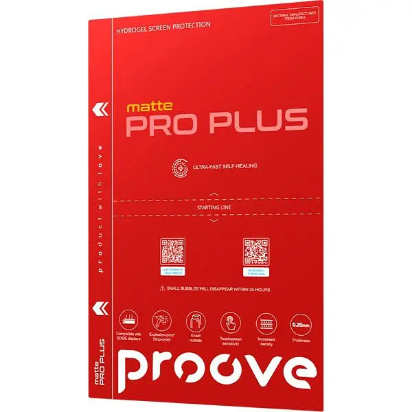 Гідрогелева захисна плівка Proove Hydrogel Screen Protection Pro Plus Size S Matte (GGPP22001150) [108026] - фото 2