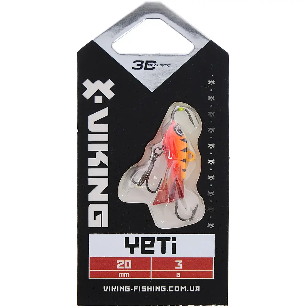 Балансир Viking Fishing Yeti Ice Jig 20mm 3.0g #15 Pink Moon - фото 2