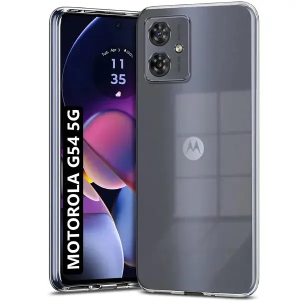 Силіконовий чохол BeCover для Motorola Moto G54 / G54 Power Transparancy (710887) - фото 3