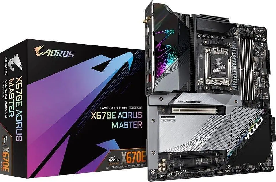 Материнська плата Gigabyte X670E AORUS MASTER (X670E AORUS MASTER) (Socket AM5, AMD X670, E-ATX) Б/в - фото 4