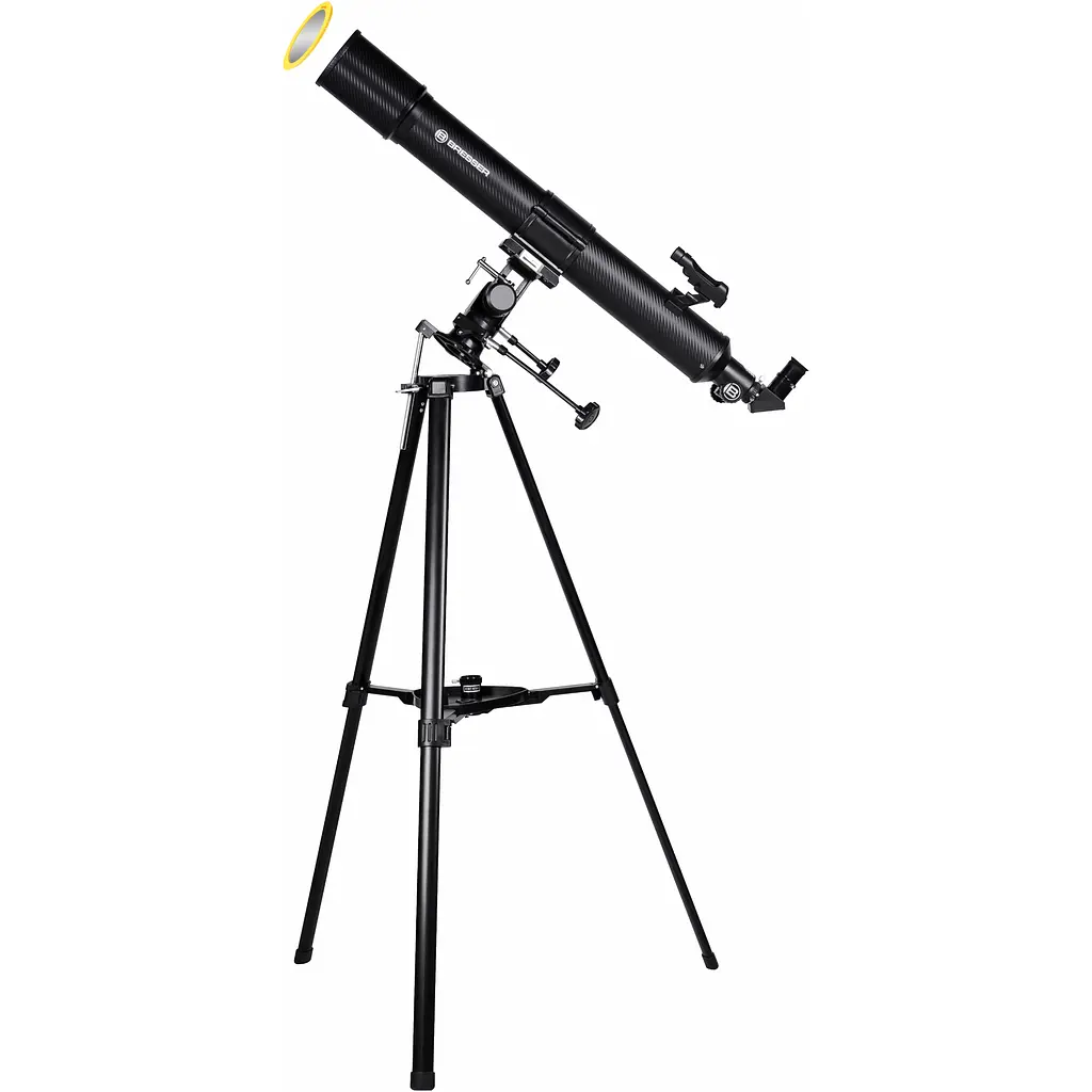 Телескоп Bresser Taurus 90/900 NG Carbon з сонячним фільтром і адаптером для смартфона (4512909)