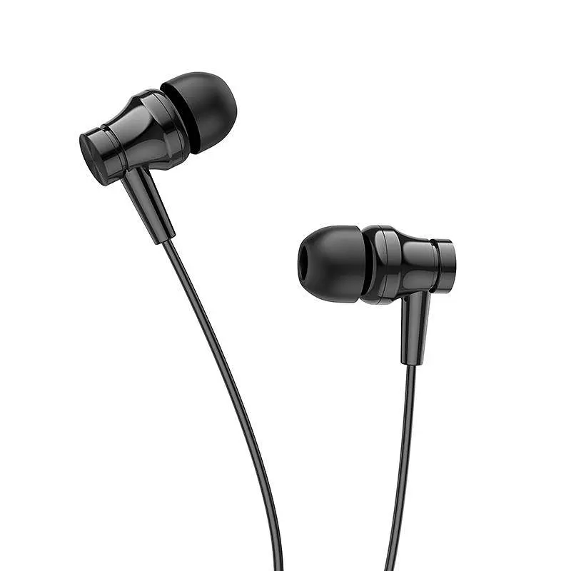 Навушники Borofone BM67 Talent universal earphones with mis чорні - фото 2