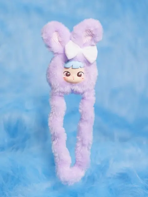 Колекційна м'яка іграшка з кільцем Tangle x Cimmy Fluffy Bunny Taro (HWTANGLE01S01-PC05) - фото 2